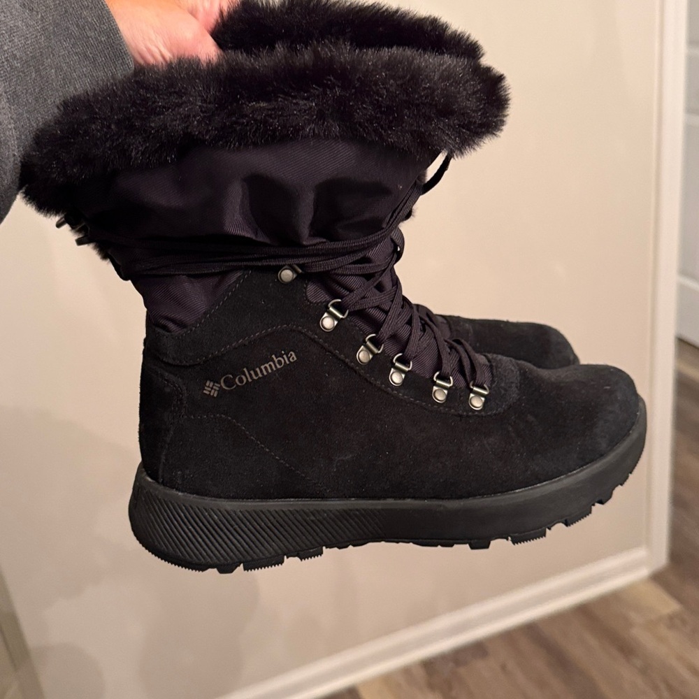 Columbia slope side omniheat black winter snow boots size 8.5 NEW - Picture 9 of 14